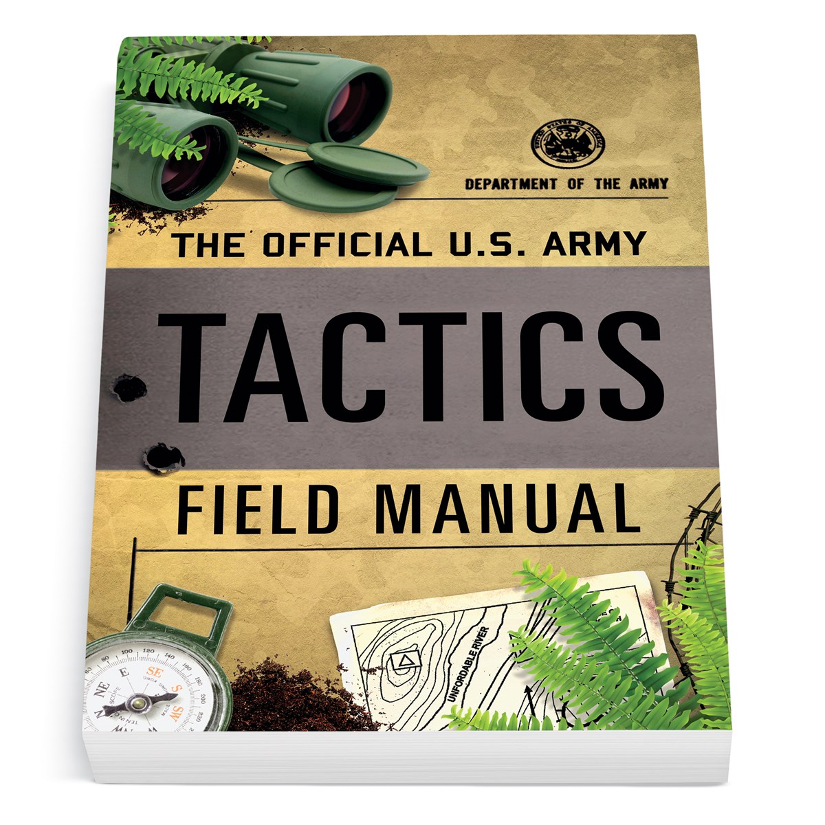 The Official US Army Tactics Field Manual Softcover Book Collections Etc.
