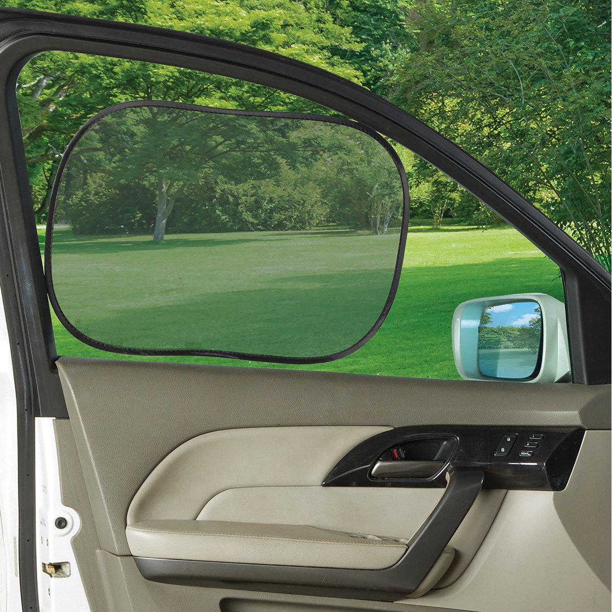 Sticky Car Side Window Sun Shade Covers Set of 4 Collections Etc.