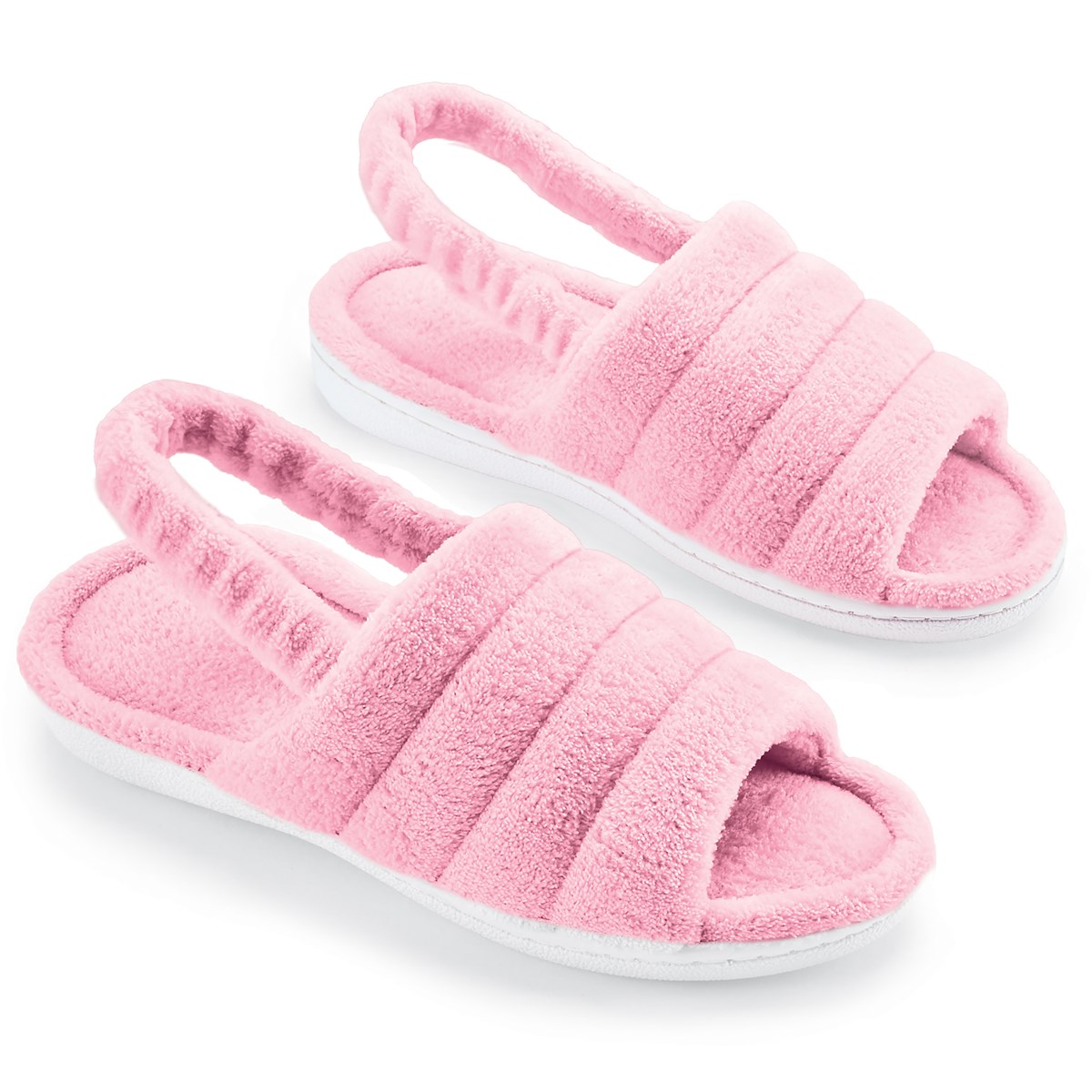 Classic SlipOn Plush Heel Strap Cushioned Slipper Collections Etc.