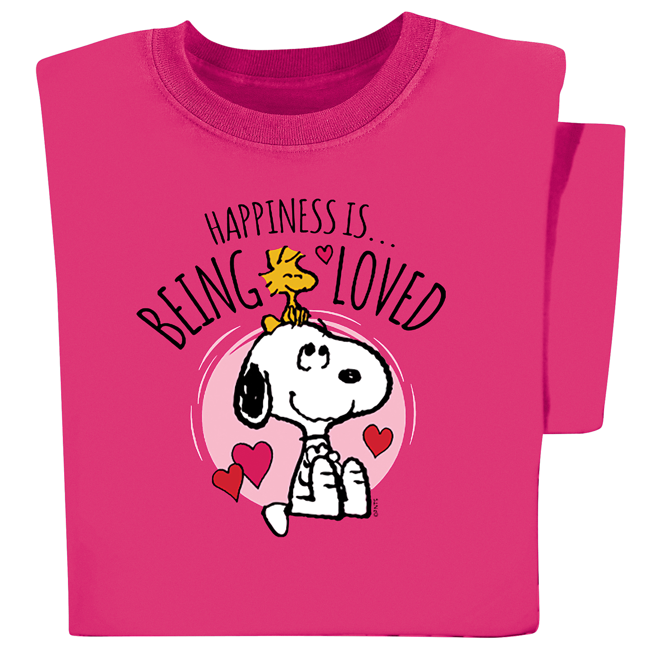 snoopy pink shirt