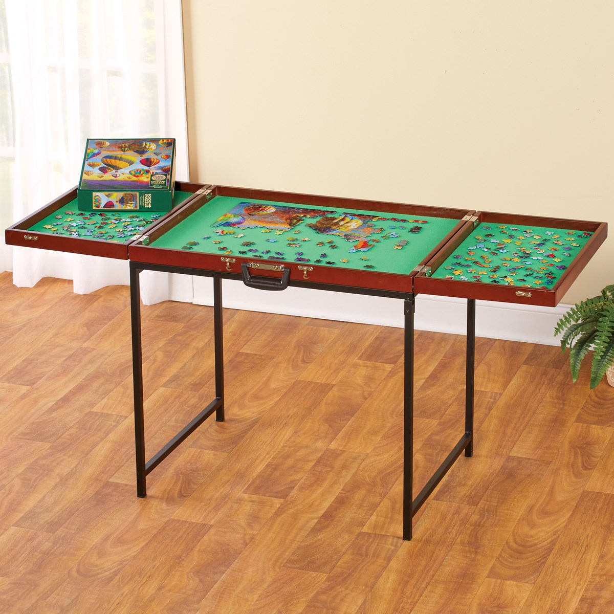 Space Saving FoldUp Jigsaw Puzzle Table Collections Etc.