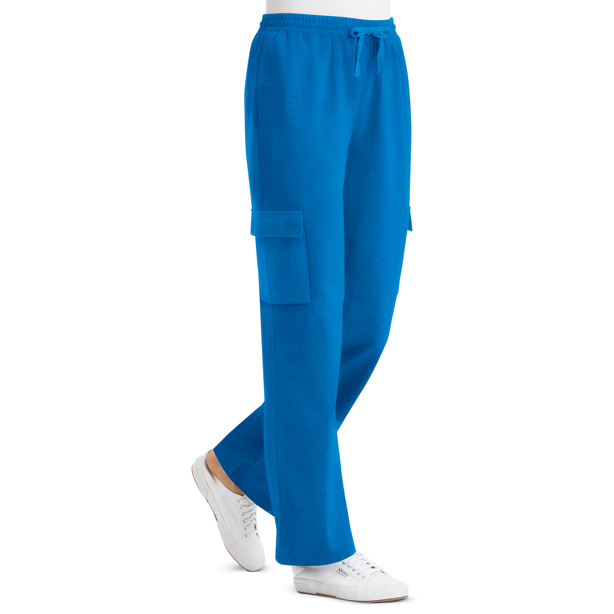 French Terry Strickhose doppelte Cargo-Tasche Kordelzug - Bild 35 von 50