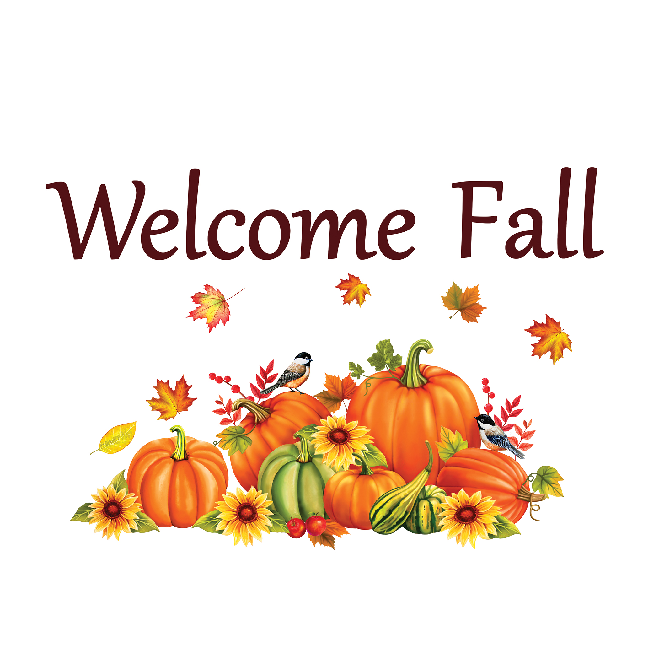 Festive & Colorful Welcome Fall Garage Magnet