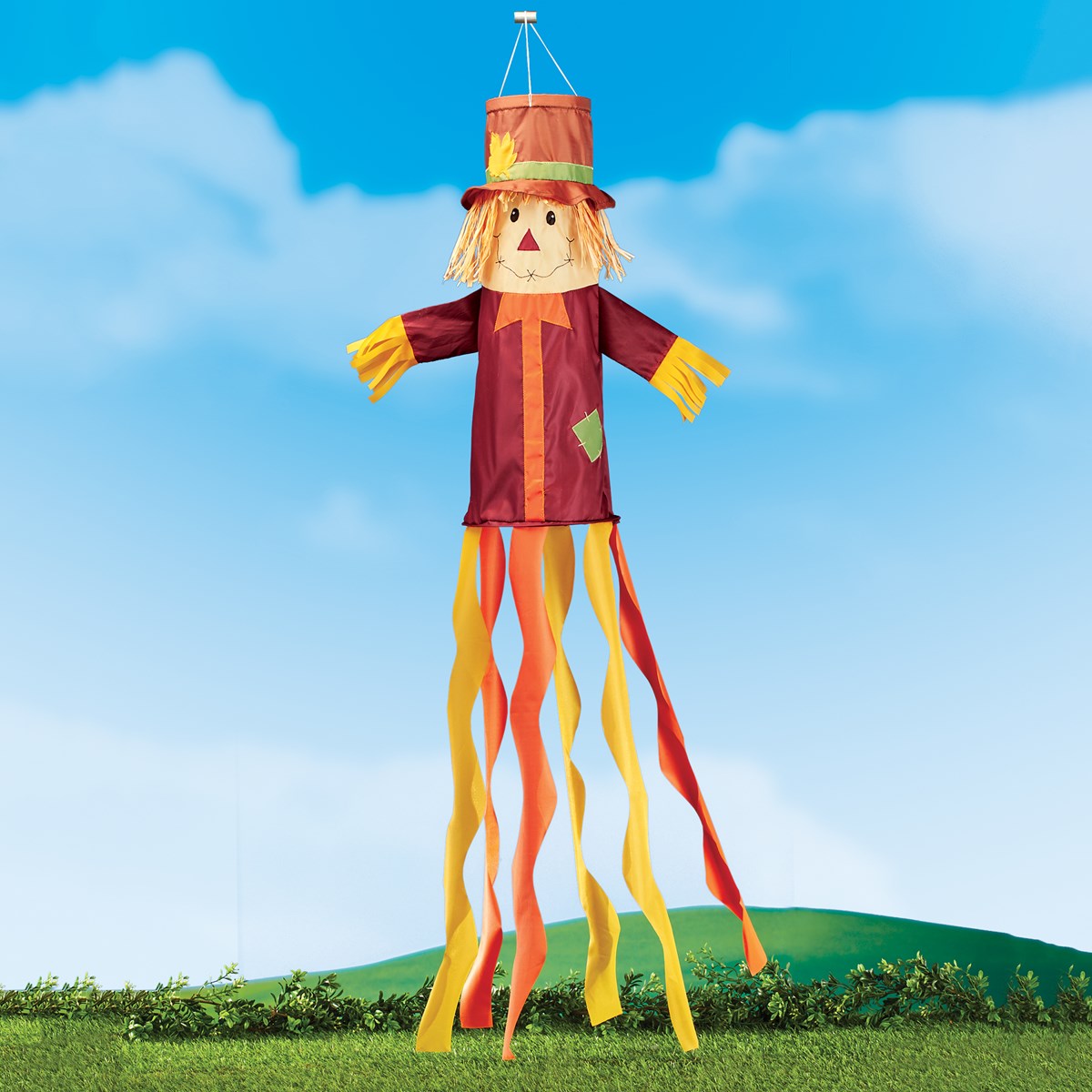 Friendly Harvest Scarecrow Windsock Fall Decor Collections Etc.