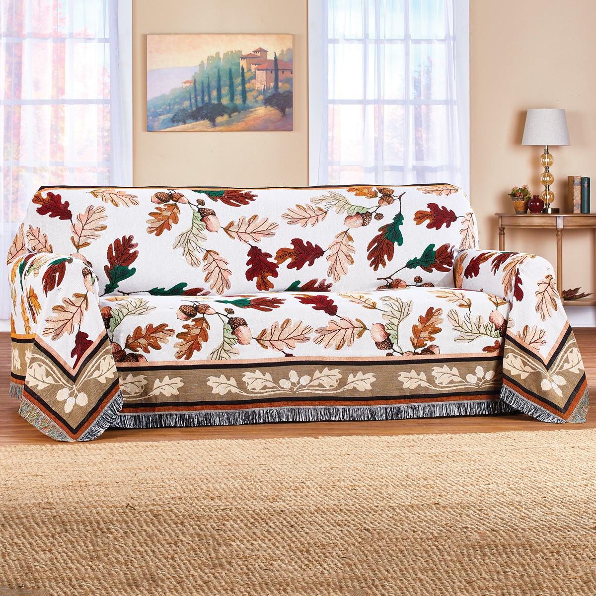 Autumn Leaf Tapestry Protective Furniture Cover Collections Etc.