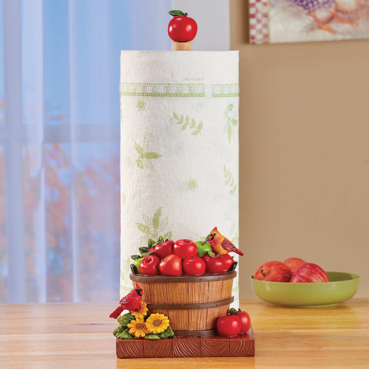 HandPainted Harvest Apple Paper Towel Holder Collections Etc.