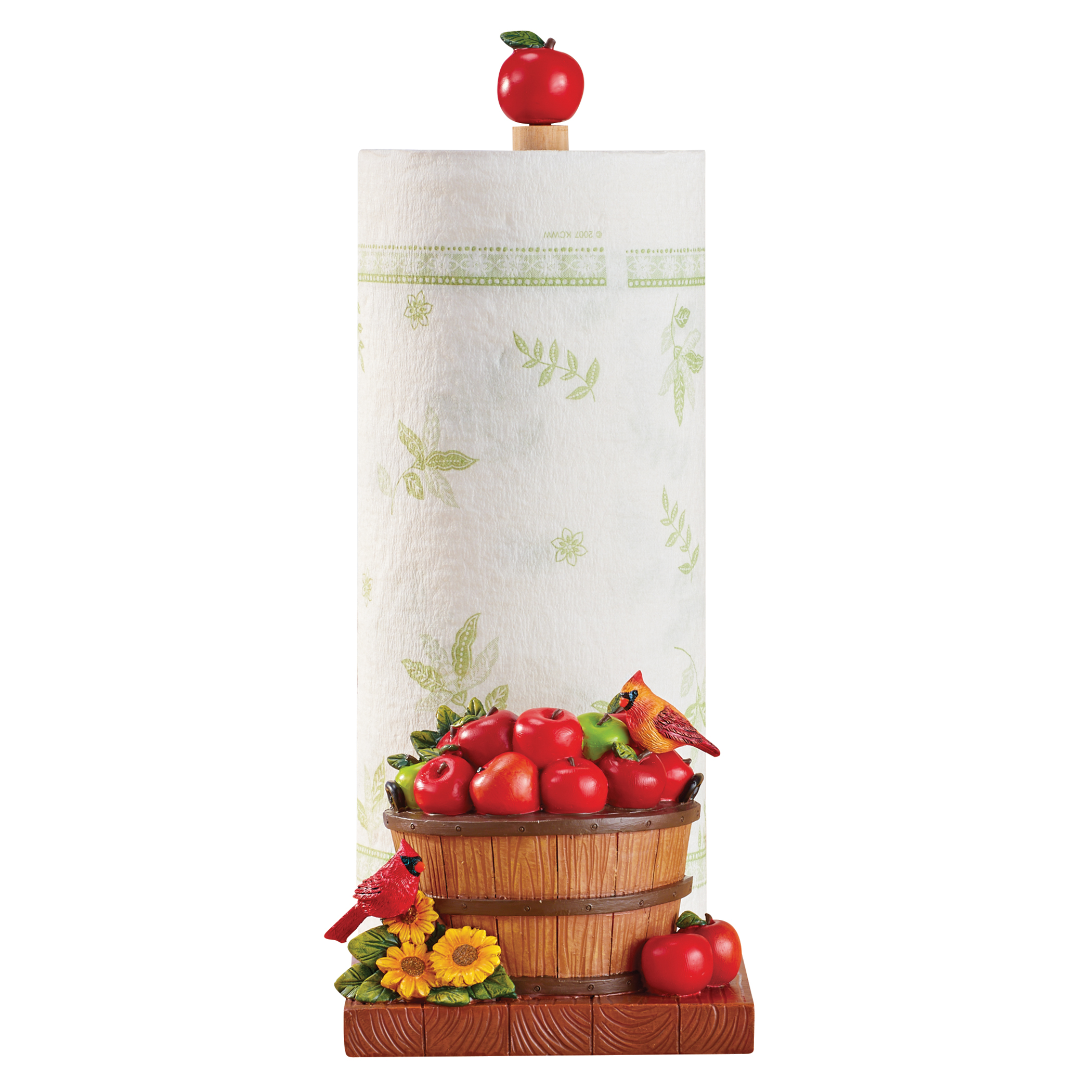 Hand-Painted Harvest Paper Towel Holder