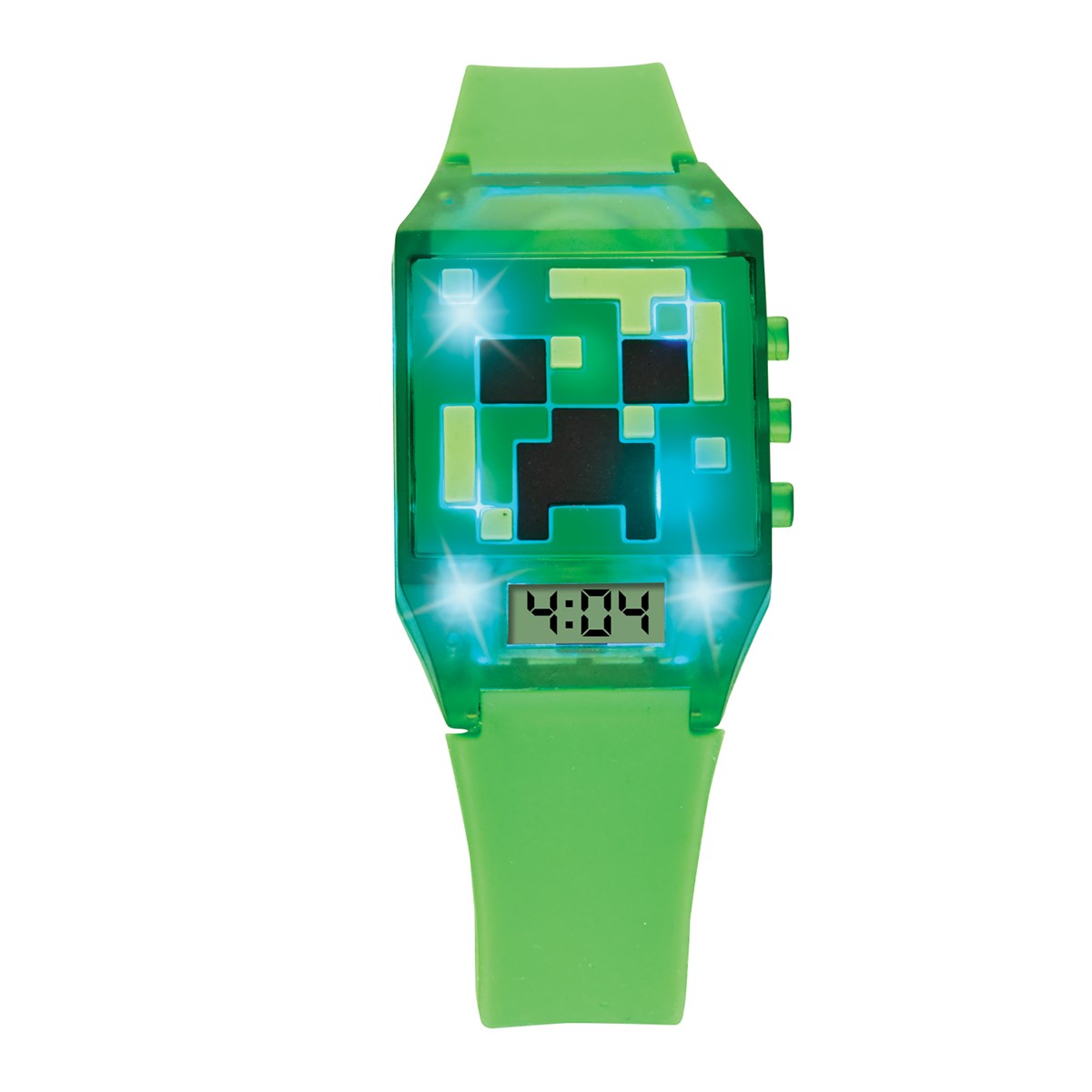 Lighted Minecraft Creeper Adjustable Digital Toy Watch Collections Etc.