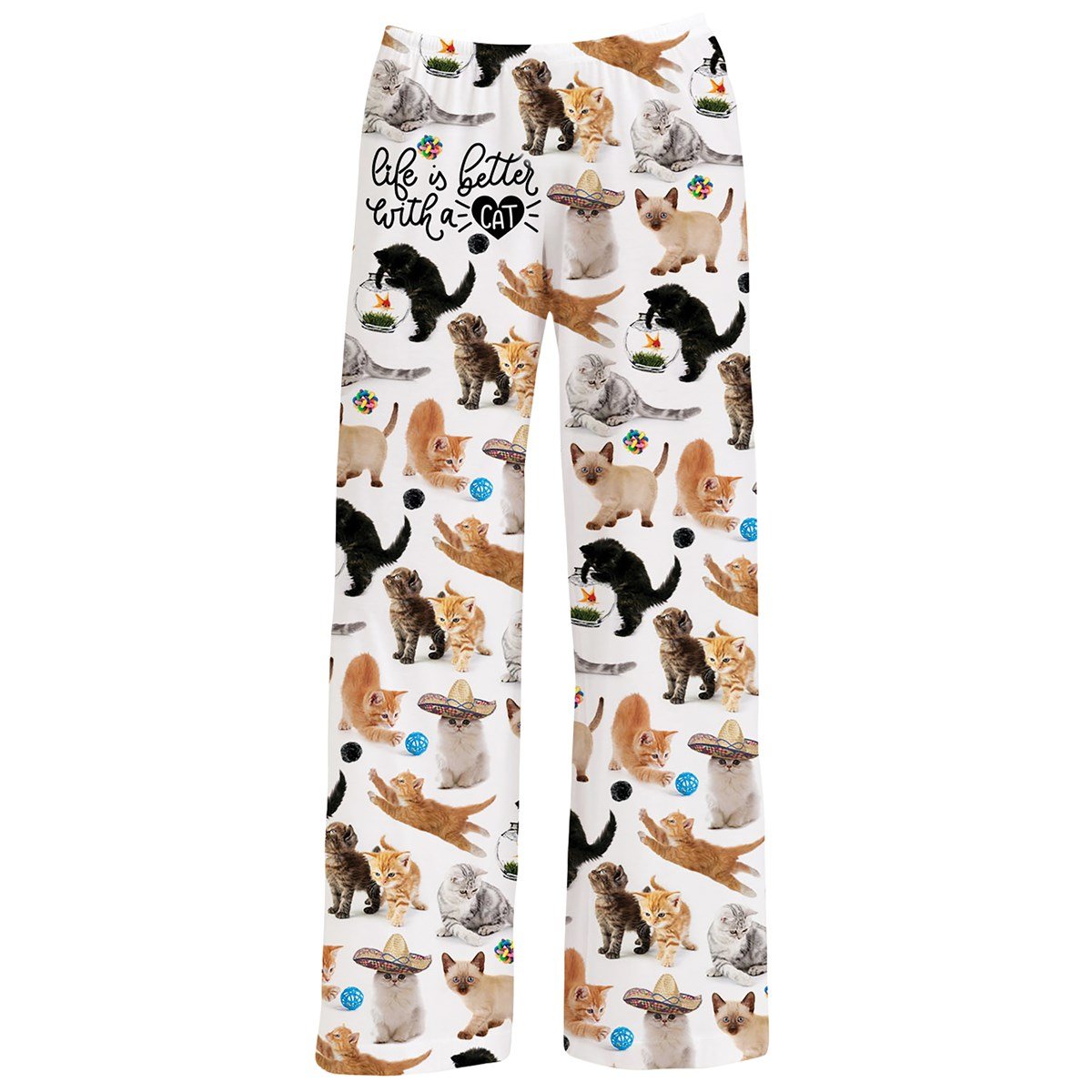 Life Is Better With A Cat Lightweight Lounge Pants Collections Etc.