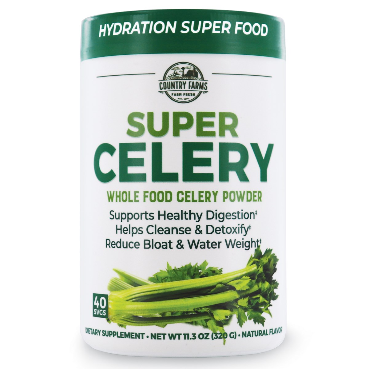 Detoxifying Super Celery Organic WholeFood Powder Collections Etc.