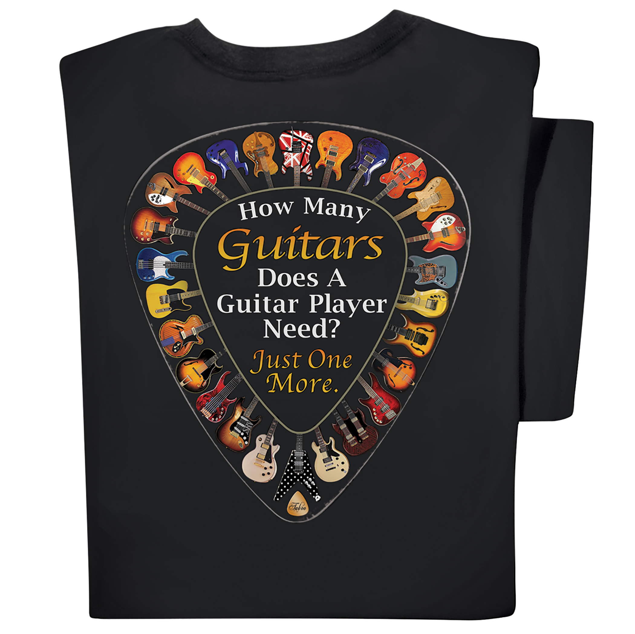 How Many Guitars Does A Player Need T-Shirt, Black, XX-Large