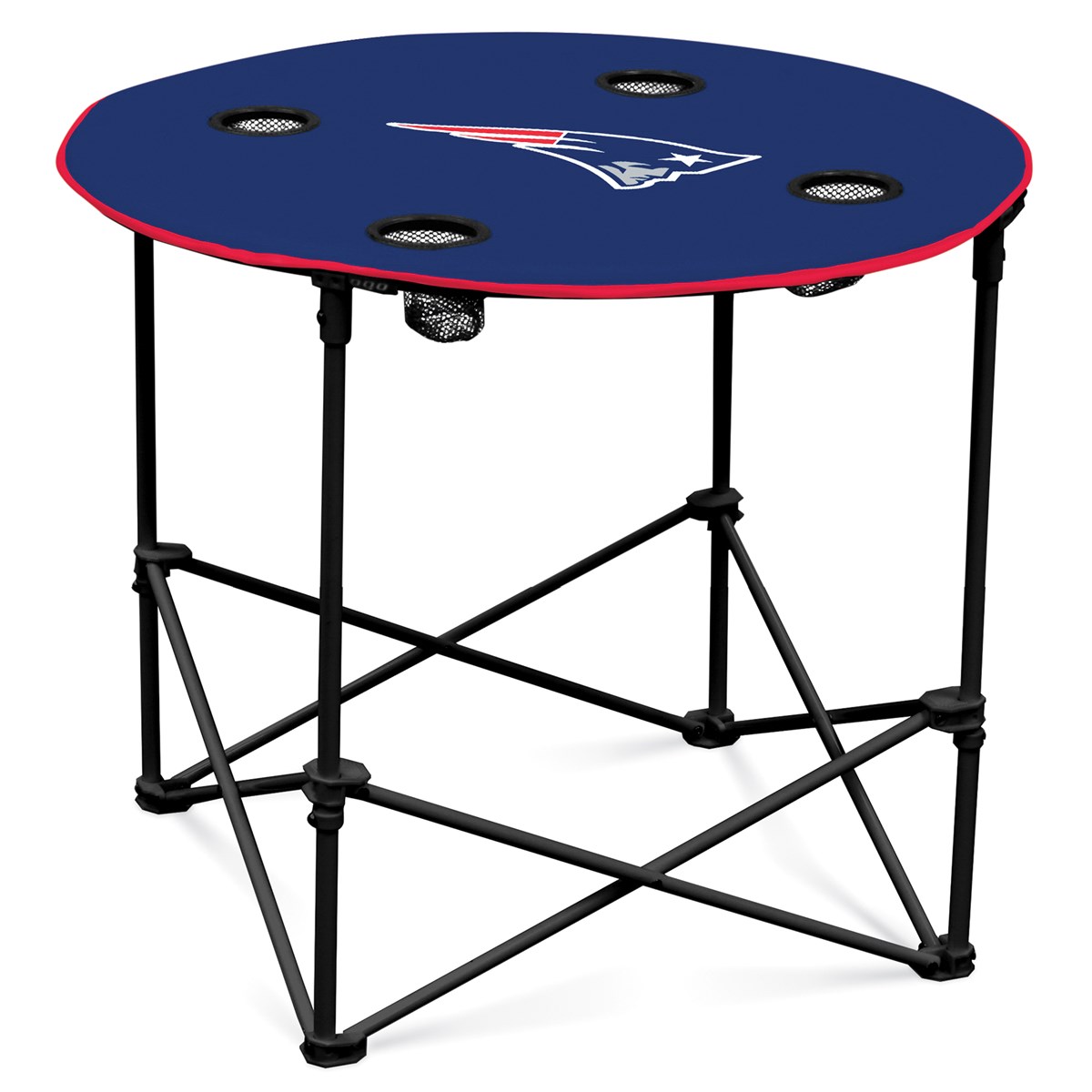 NFL Teams Portable Folding Round Table with Cup Holders Collections Etc.
