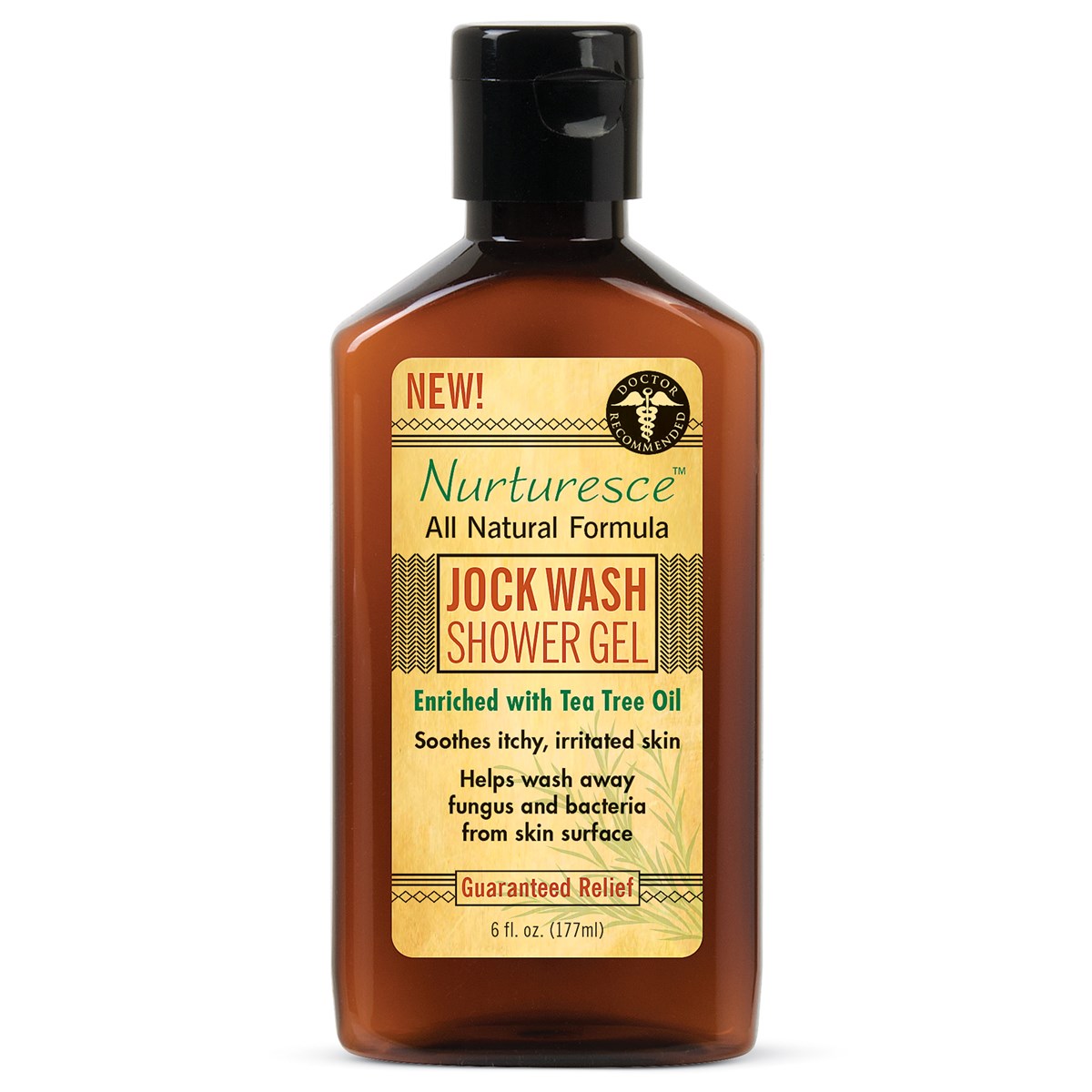 Jock Wash AllNatural Formula Shower Gel For Irritated Skin