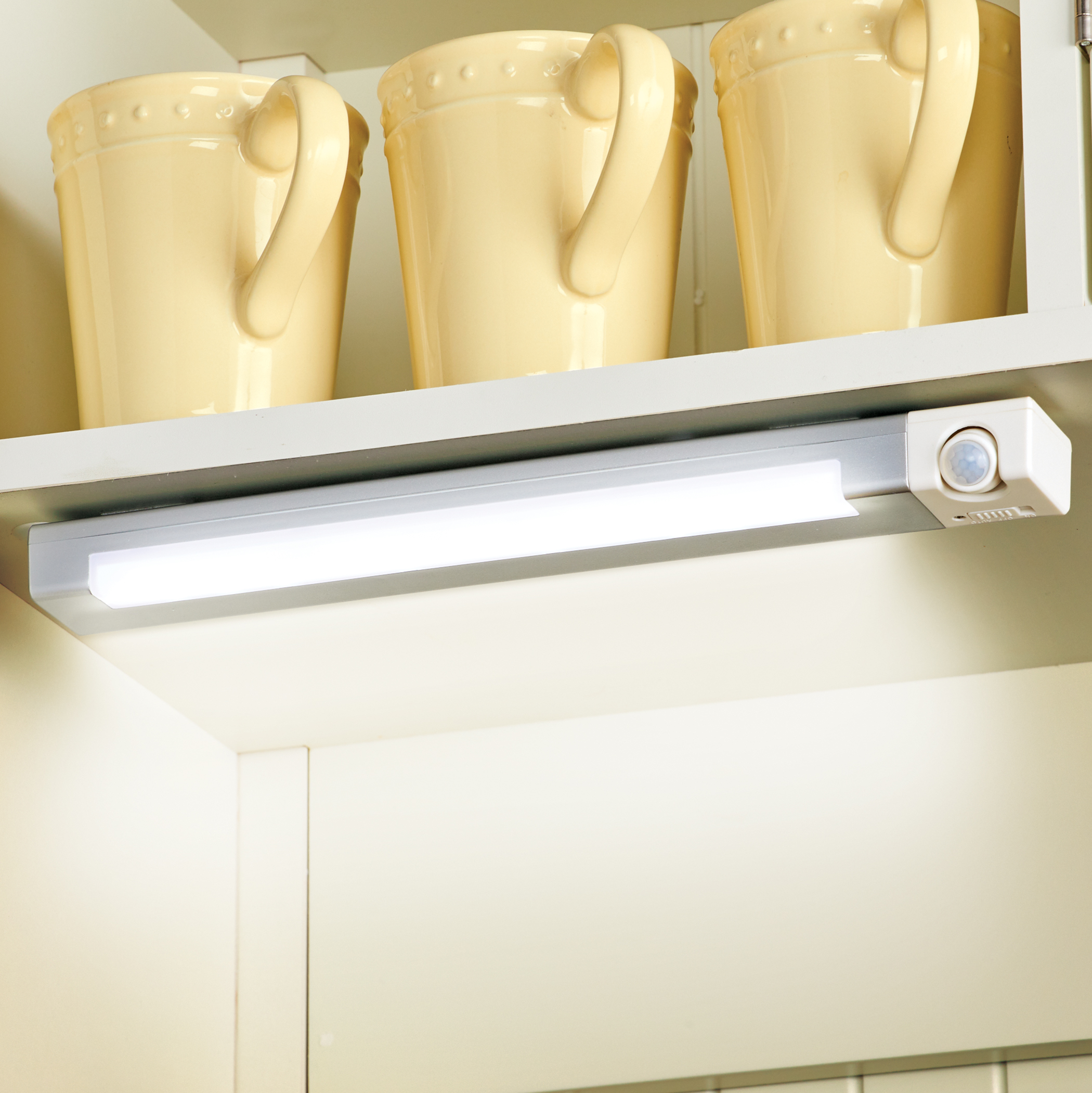 Collections Etc Rechargeable Motion Activated SelfAdhesive Lights