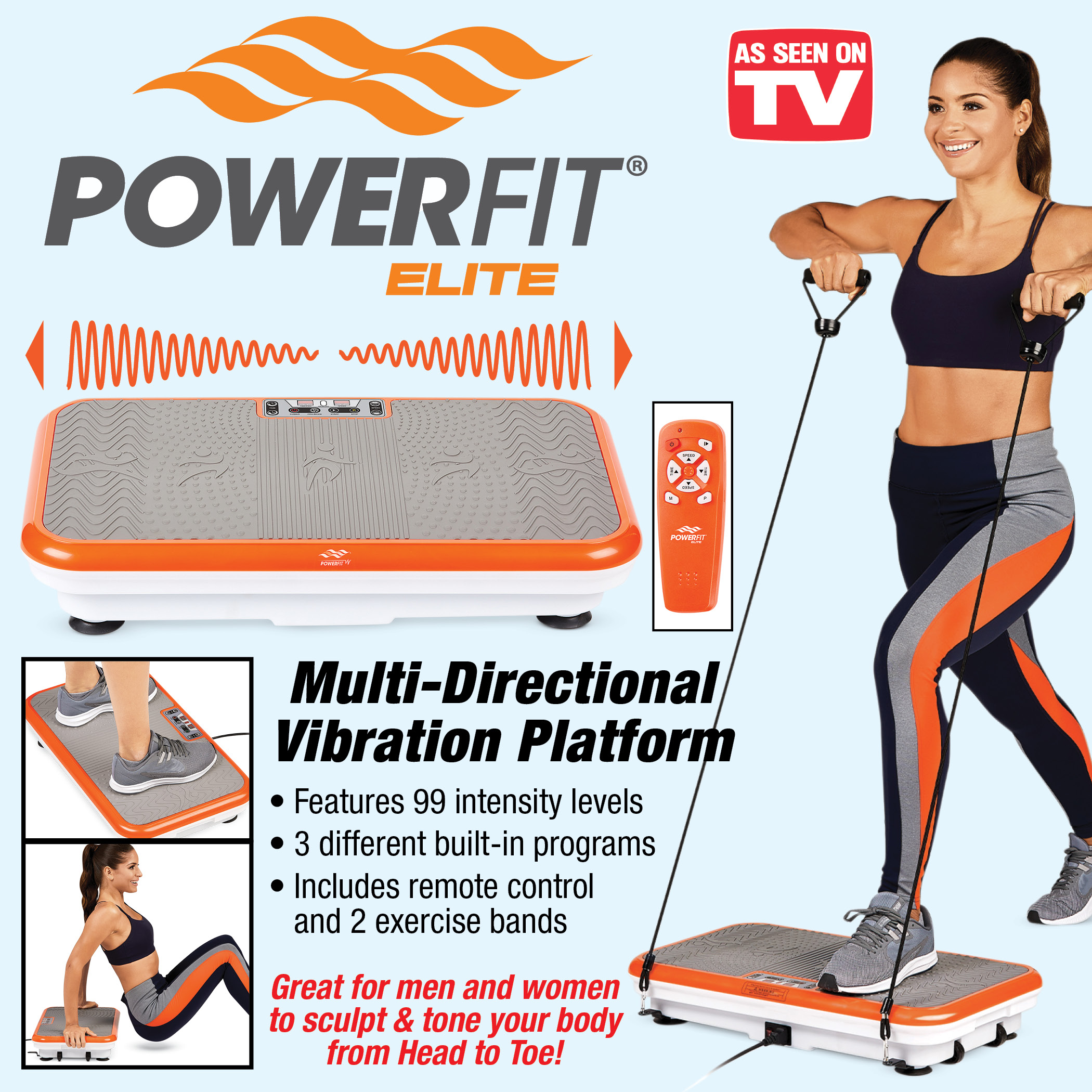 PowerFit Elite Multi-Directional Vibration Platform