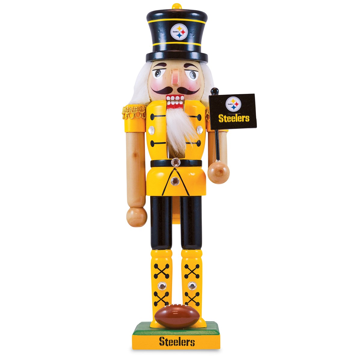 Handcrafted Collectible NFL Team Decorative Nutcracker Collections Etc.