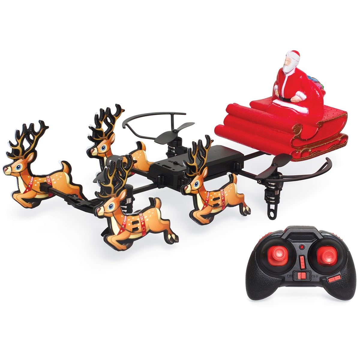 Remote Controlled Flying Santa Claus Quadcopter Drone Collections Etc.