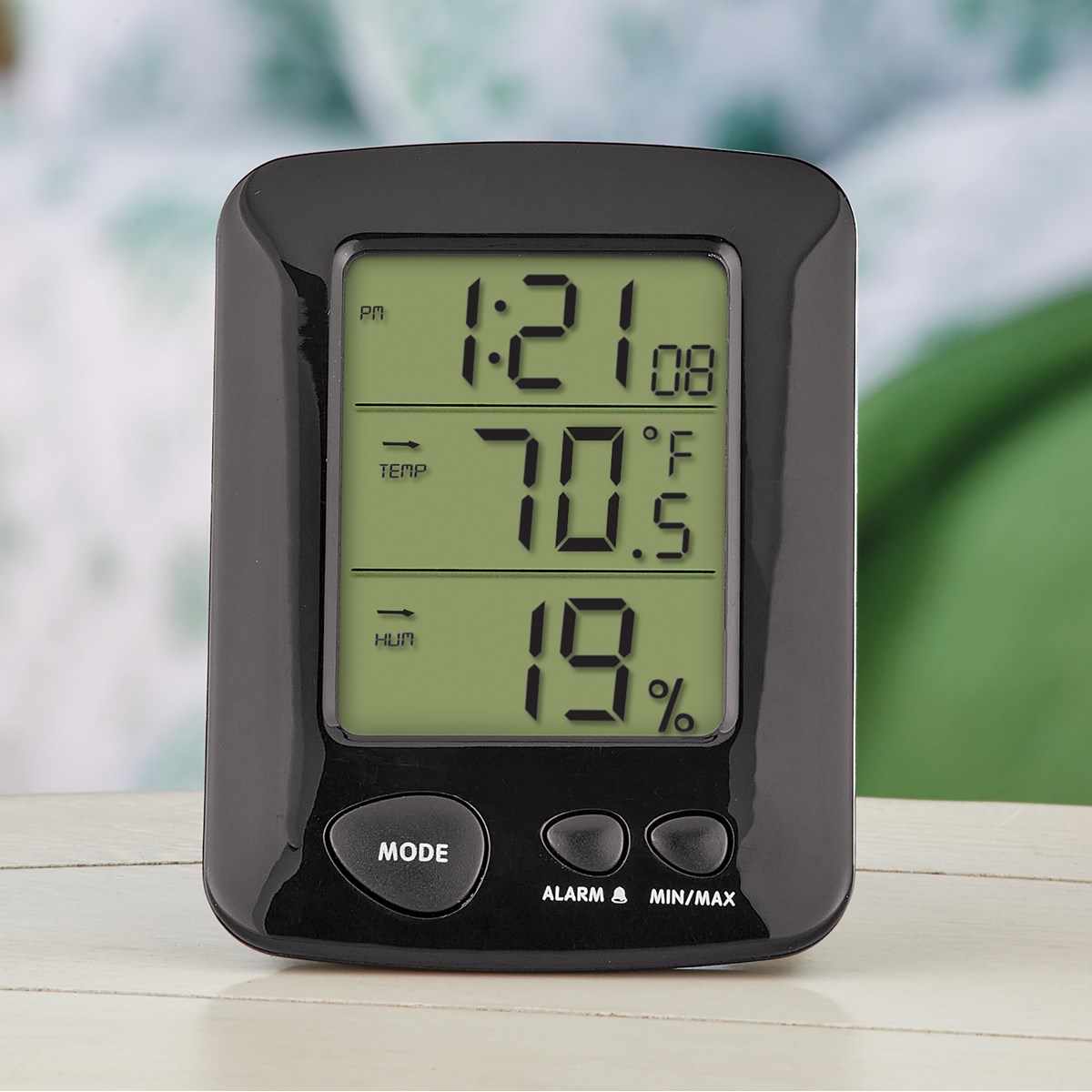 Weather Monitoring Station LCD Screen Alarm Clock | Collections Etc.