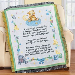 CC Home Furnishings Seafoam Blue Embroidered 'Dream Big Little One' Quote Throw Blanket 30 x 40 CC Home Furnishings Seafoam Blue Embroidered 'Dream Big Little One' Quote Throw Blanket 30 x 40