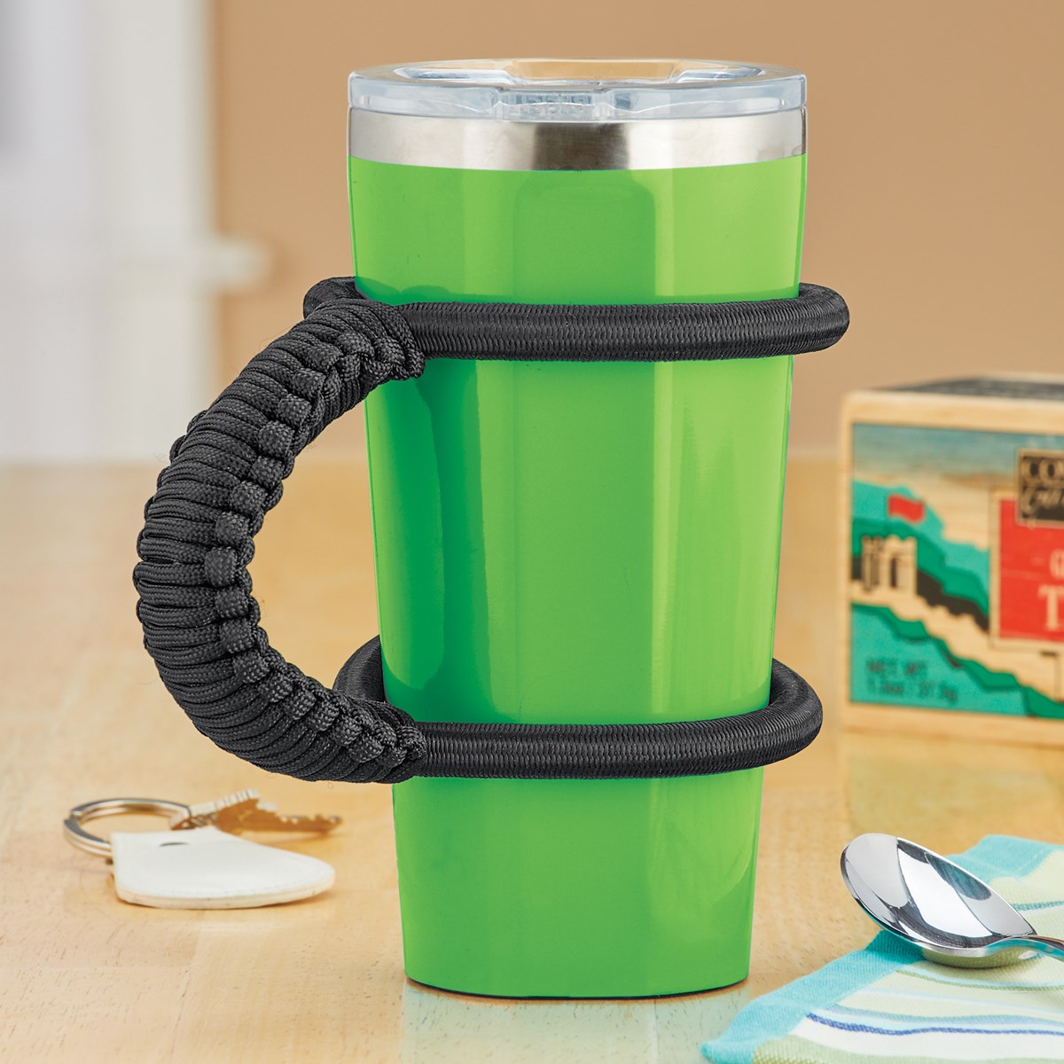 AntiSlip Adjustable Mug and Tumbler Travel Handle Collections Etc.