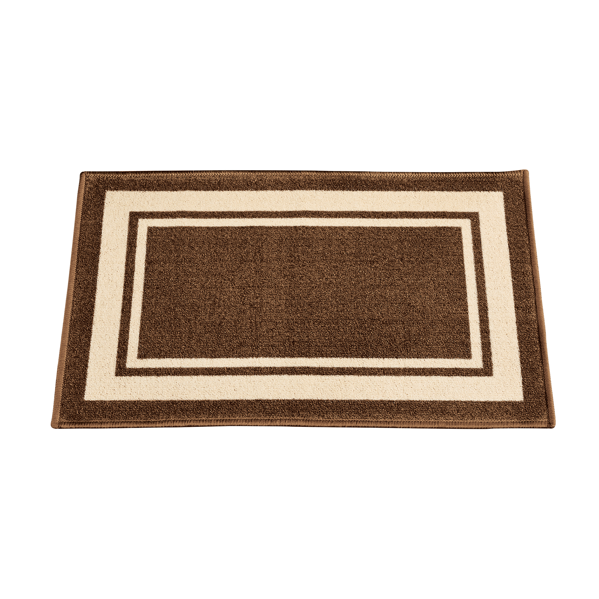 Classic Race Track Skid-Resistant Accent Runner Rugs | Red, Grey, or Brown | Nylon Backing | 5 Lengths