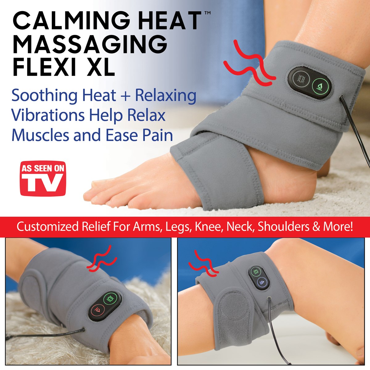 Calming Heat Massaging Therapeutic Beads Flexi XL Collections Etc.