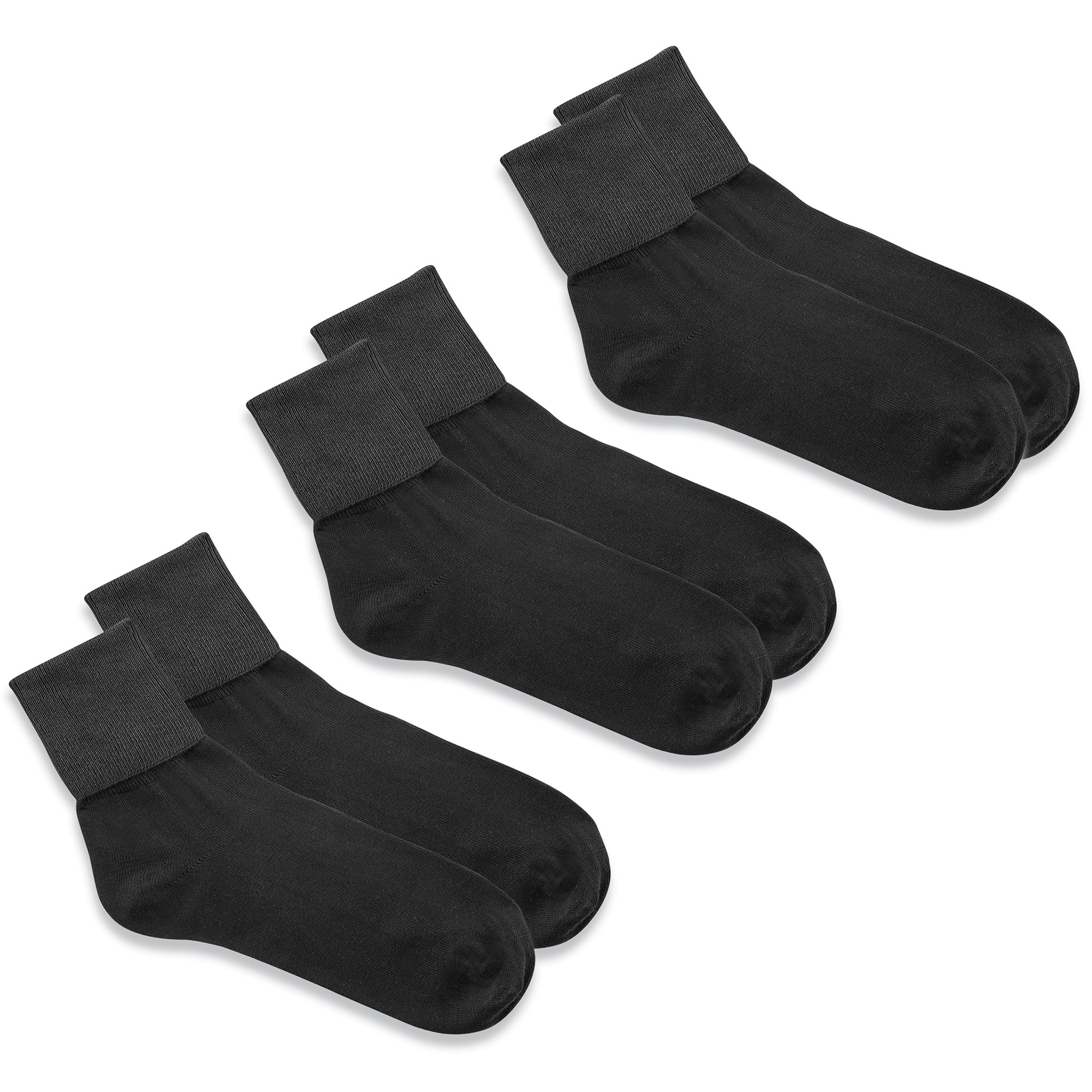 Buster Brown 100% Pure, Soft Cotton Socks - 3-Pairs - Picture 3 of 13