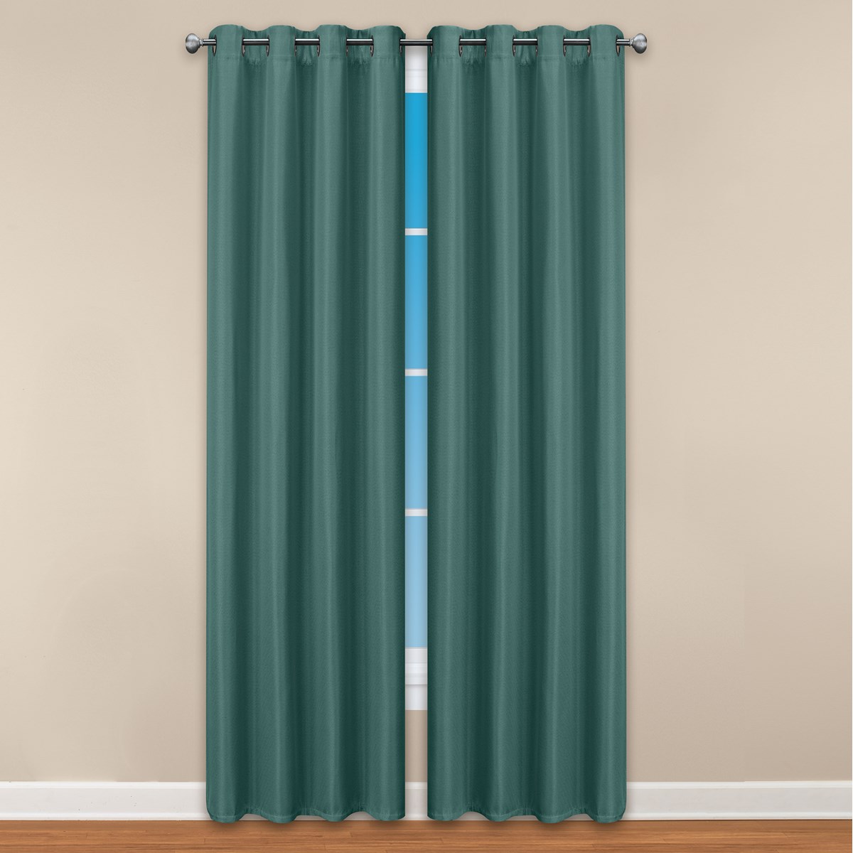 Textured Grommet Top Blackout Curtain Panel Collections Etc.