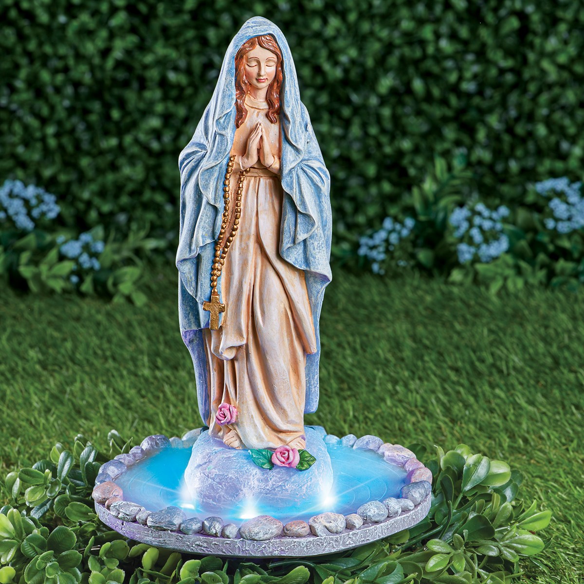Solar HandPainted Blessed Virgin Mary Garden Statue Collections Etc.