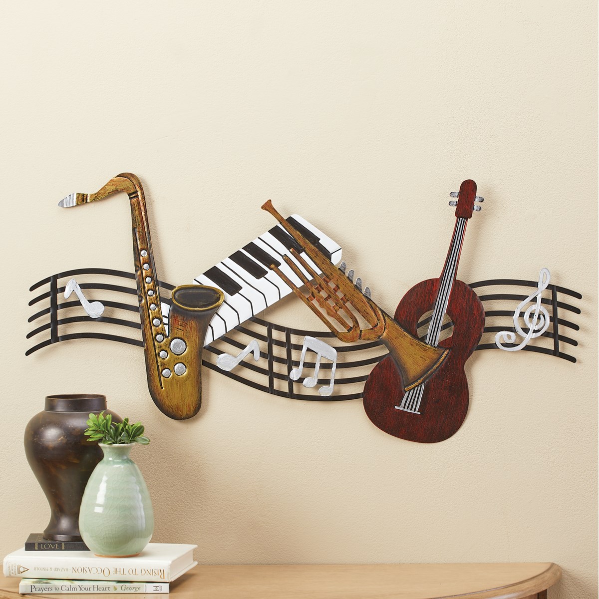 Unique HandPainted Musical Metal Wall Art Collections Etc.