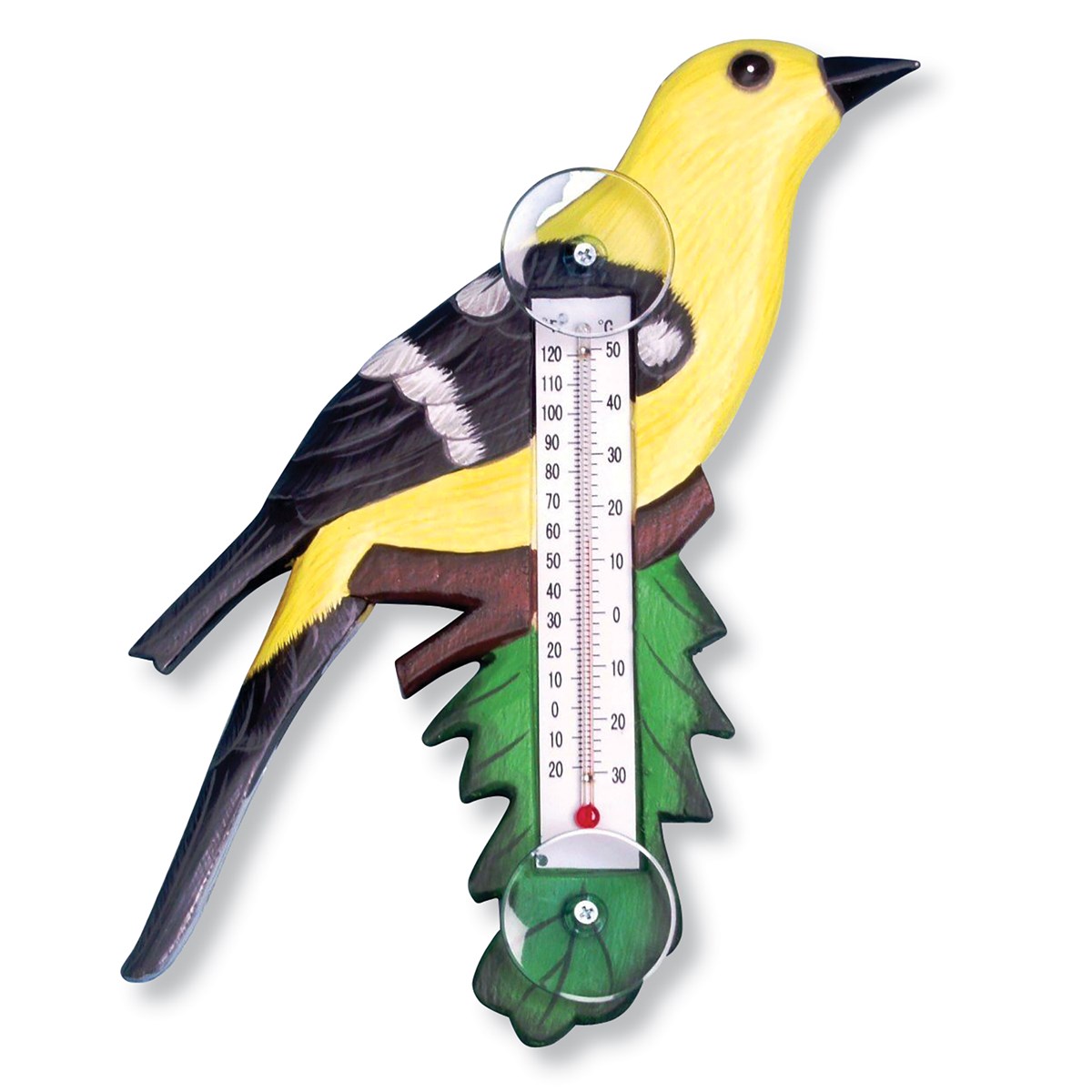 Goldfinch Outdoor Suction Cup Window Thermometer Collections Etc.