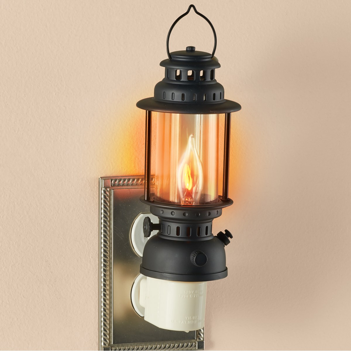 Lantern with Realistic Flame Night Light Collections Etc.