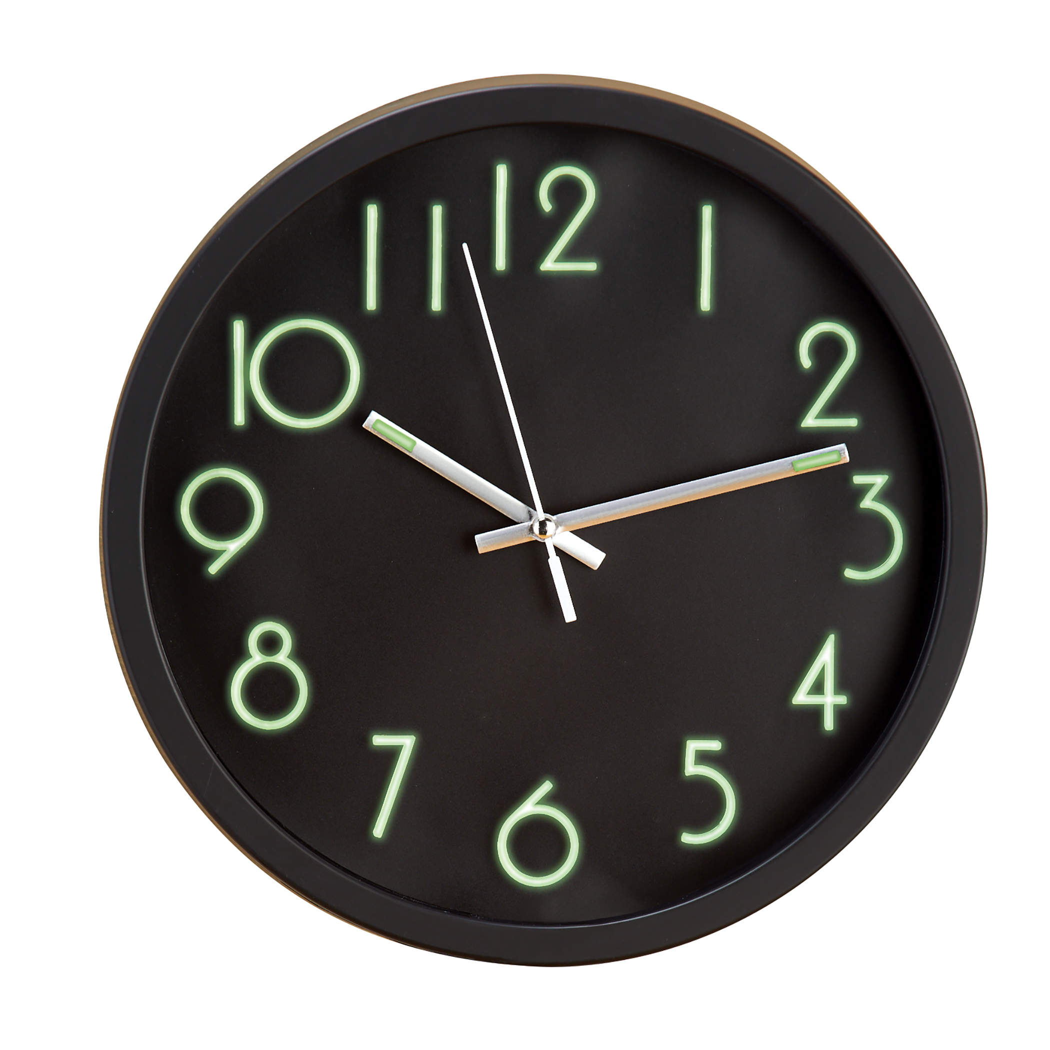 Easy-to-Read Glow-in-the-Dark Wall Clock