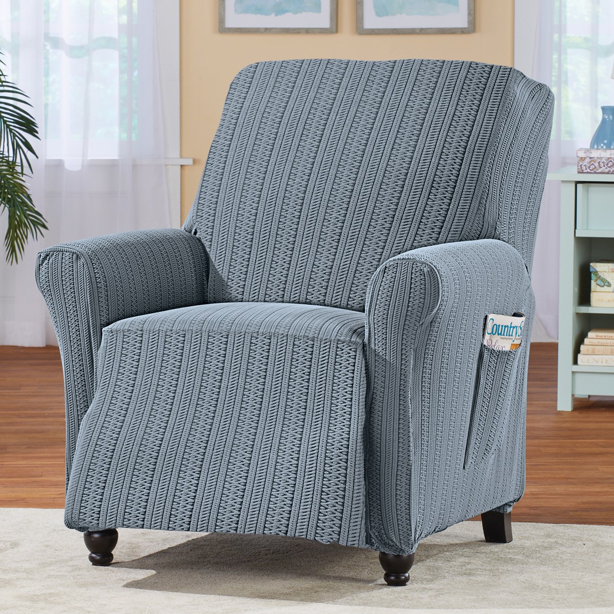 Striped Jacquard Stretch Furniture Cover Collections Etc.