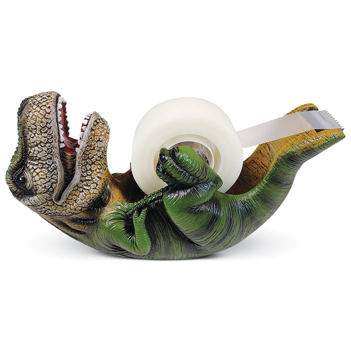 Decorative TRex Clear Tape Dispenser for Desk Collections Etc.