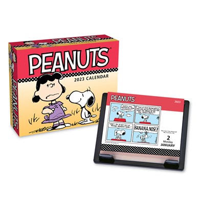 2023 Peanuts Comic Daily Desk Calendar | Collections Etc.