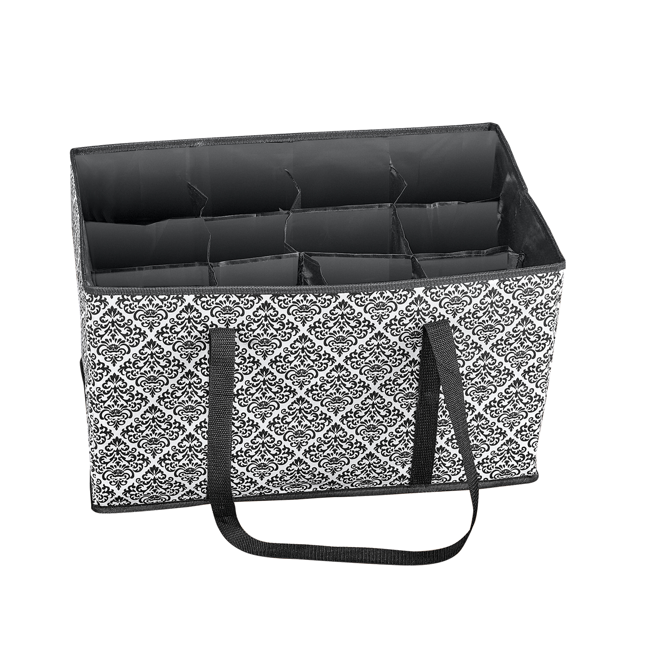 Foldable Shoe Organizer Tote - Holds 12 Pairs