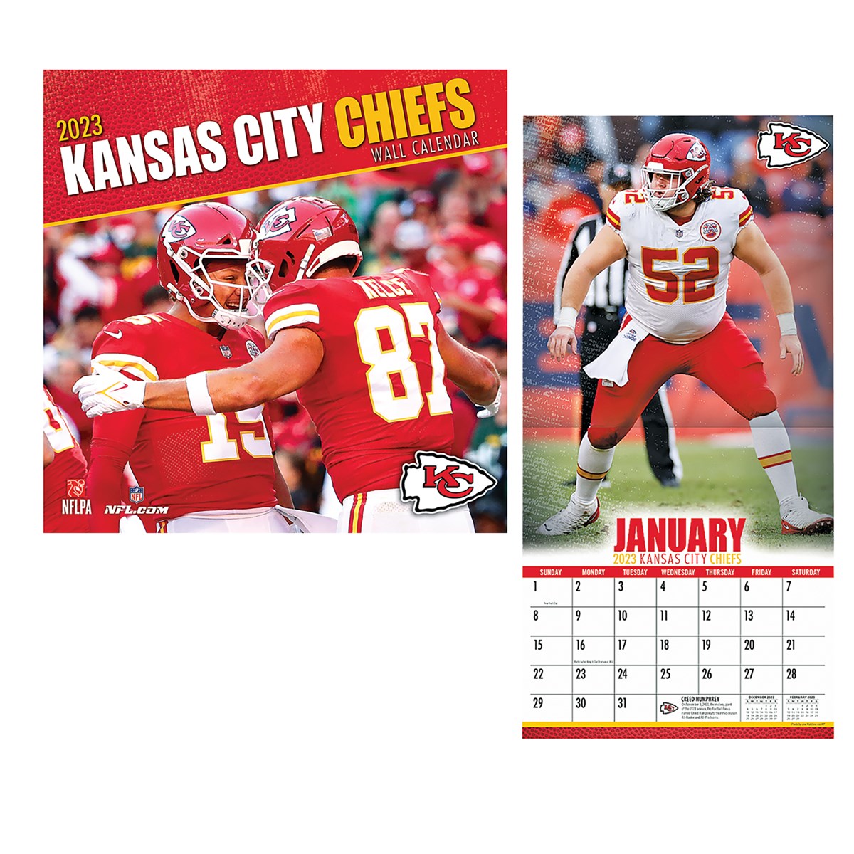 2023 NFL Team 16Month Wall Calendar Collections Etc.