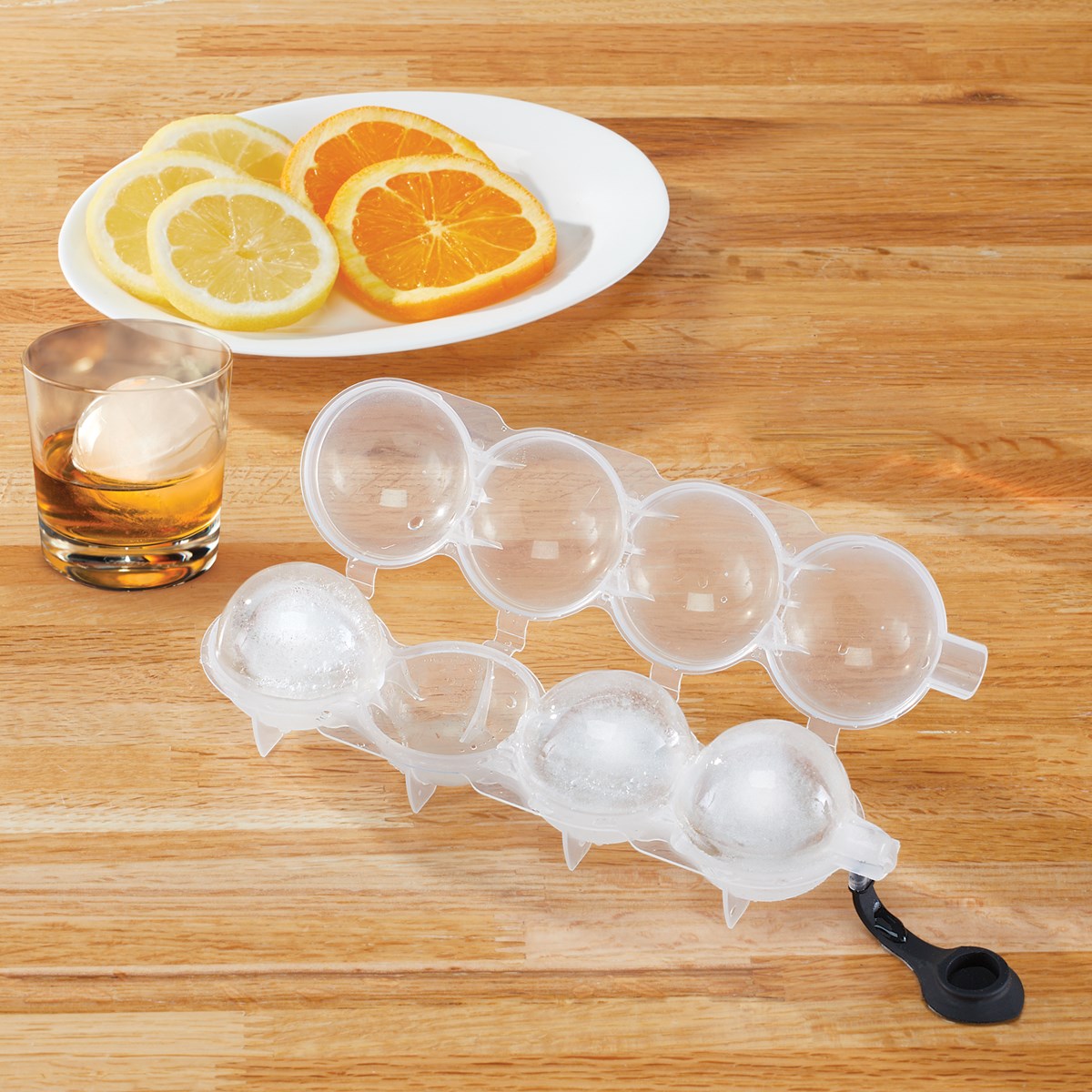 SpillProof 4 Large Ice Ball Mold Maker Collections Etc.