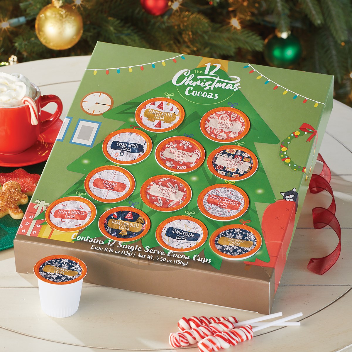Christmas Cocoa KCups Gift Set of 12 Collections Etc.