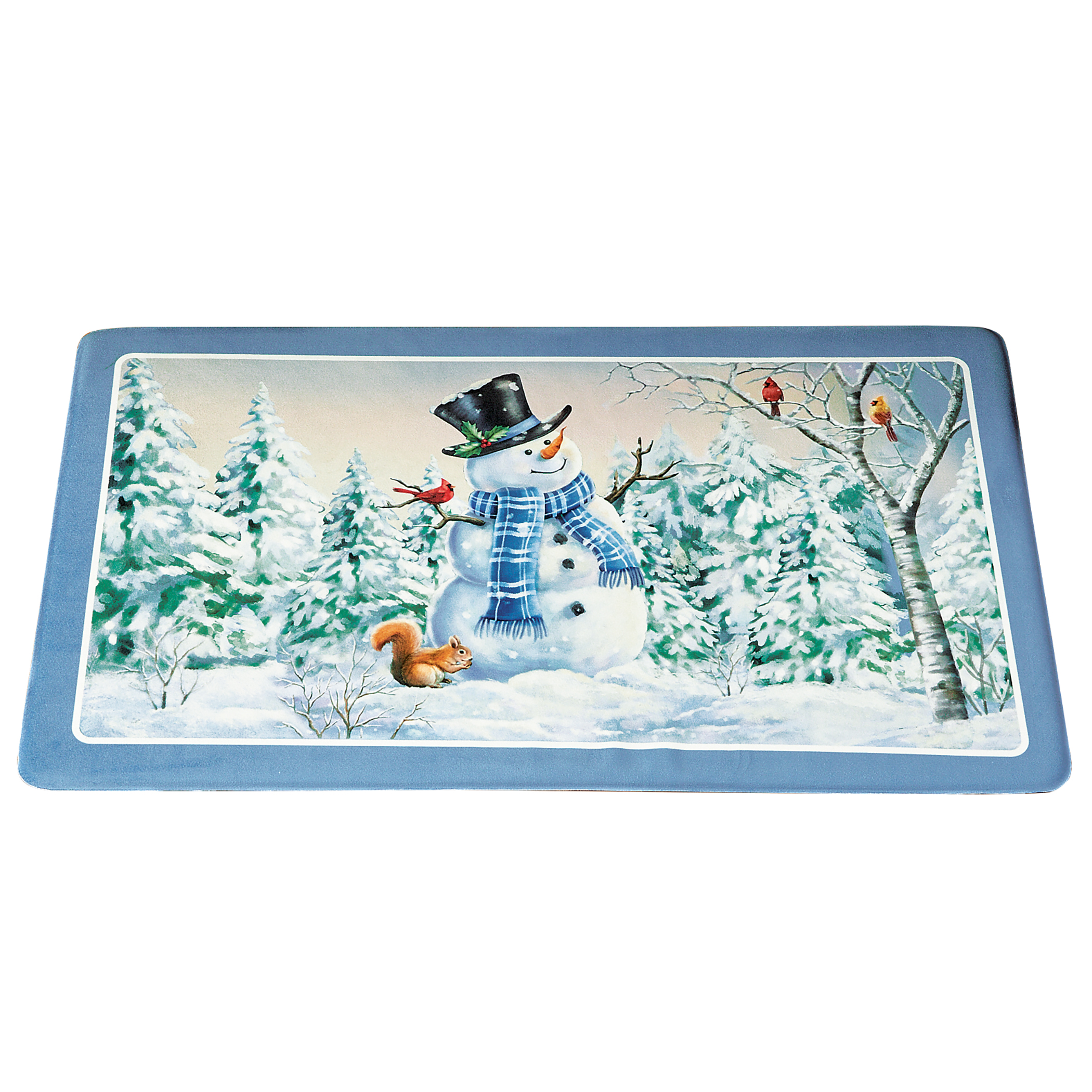 Winter Snowman Anti-Fatigue Kitchen Mat 29.75" x 18", 29.75" x 18"