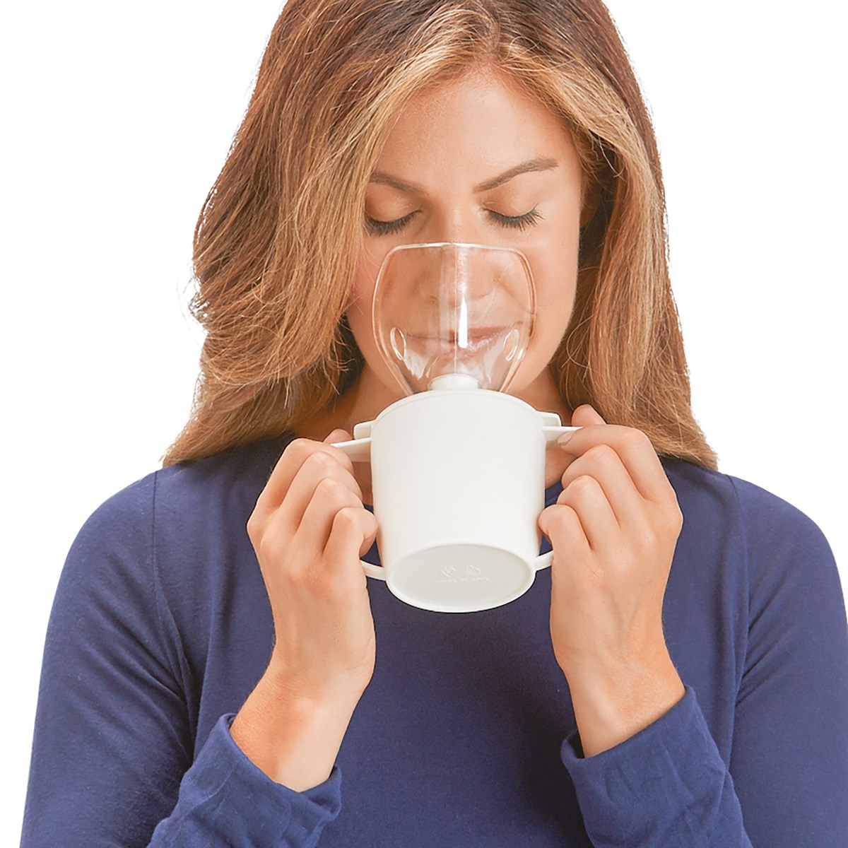 Steam Inhaler Cup & Mask for Colds, Sinusitis and Allergies