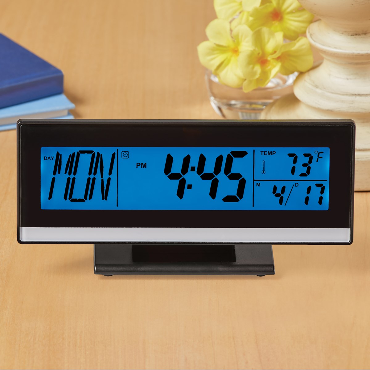 Sleek Light Up LCD Cordless Digital Clock Collections Etc.