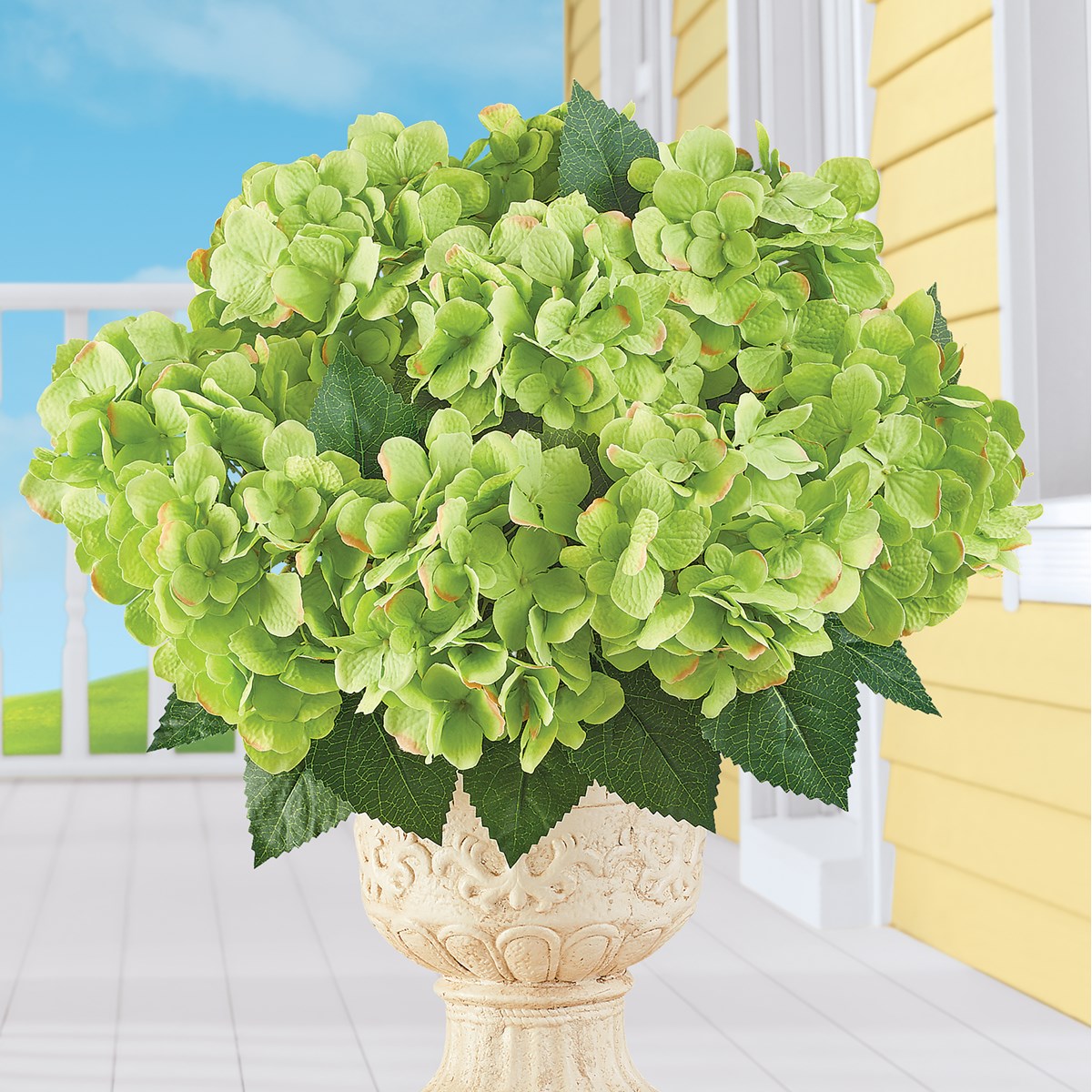 Artificial Hydrangea Bushes Picks Set of 3 Collections Etc.