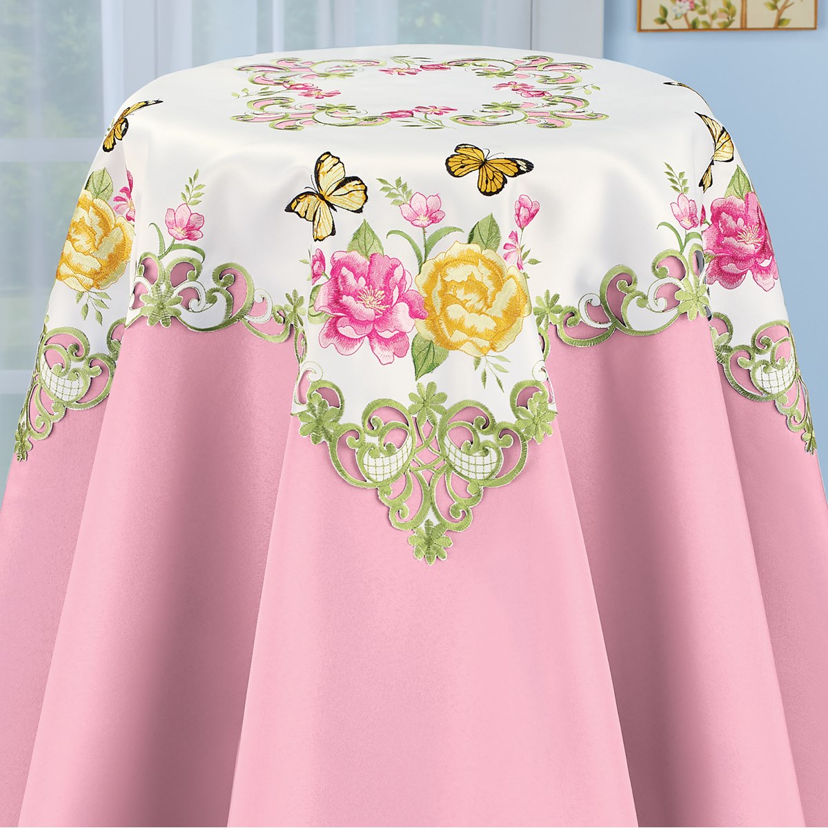 Meadow Floral and Butterfly Table Linens Collections Etc.