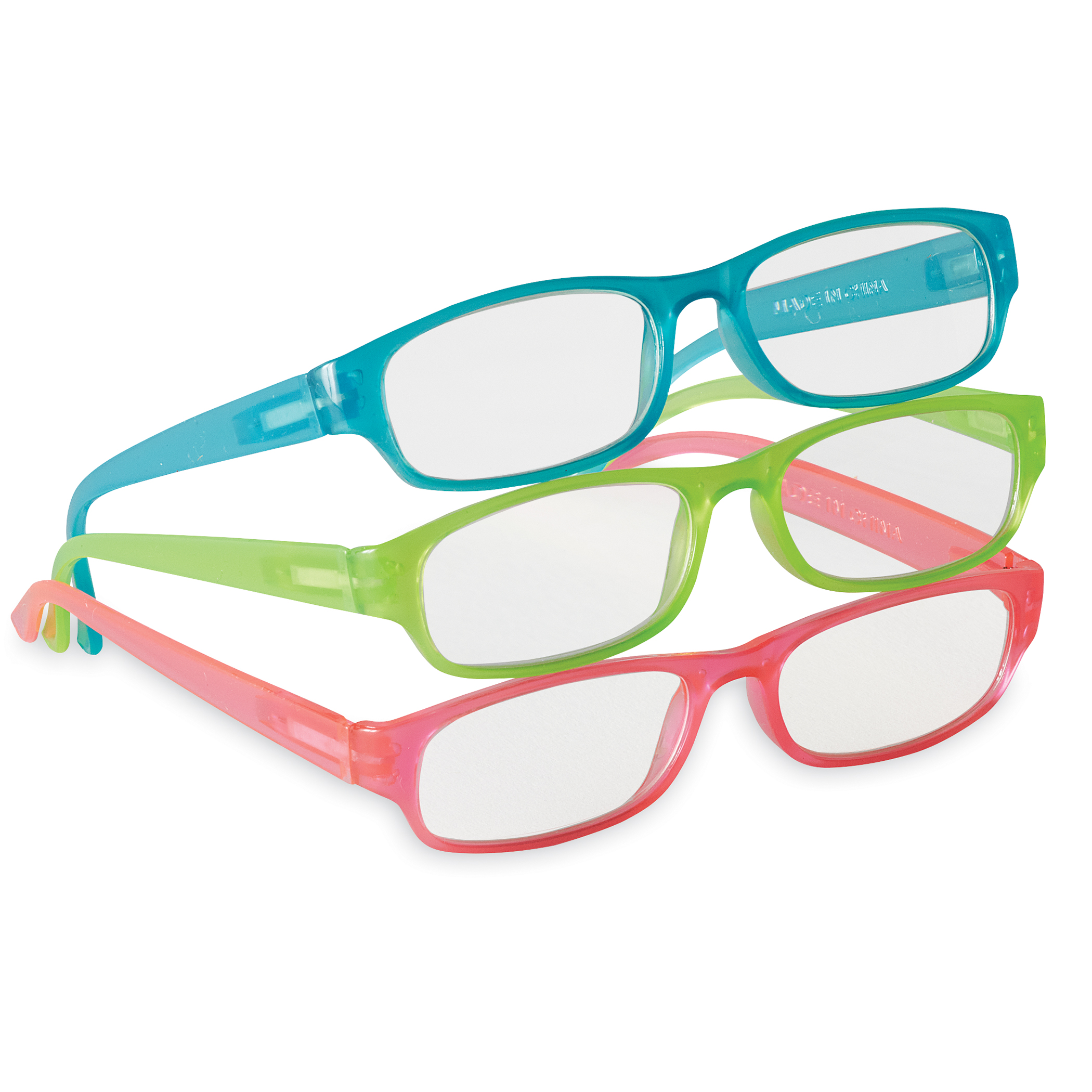 Glow-in-the-Dark Reading Glasses - Set of 3