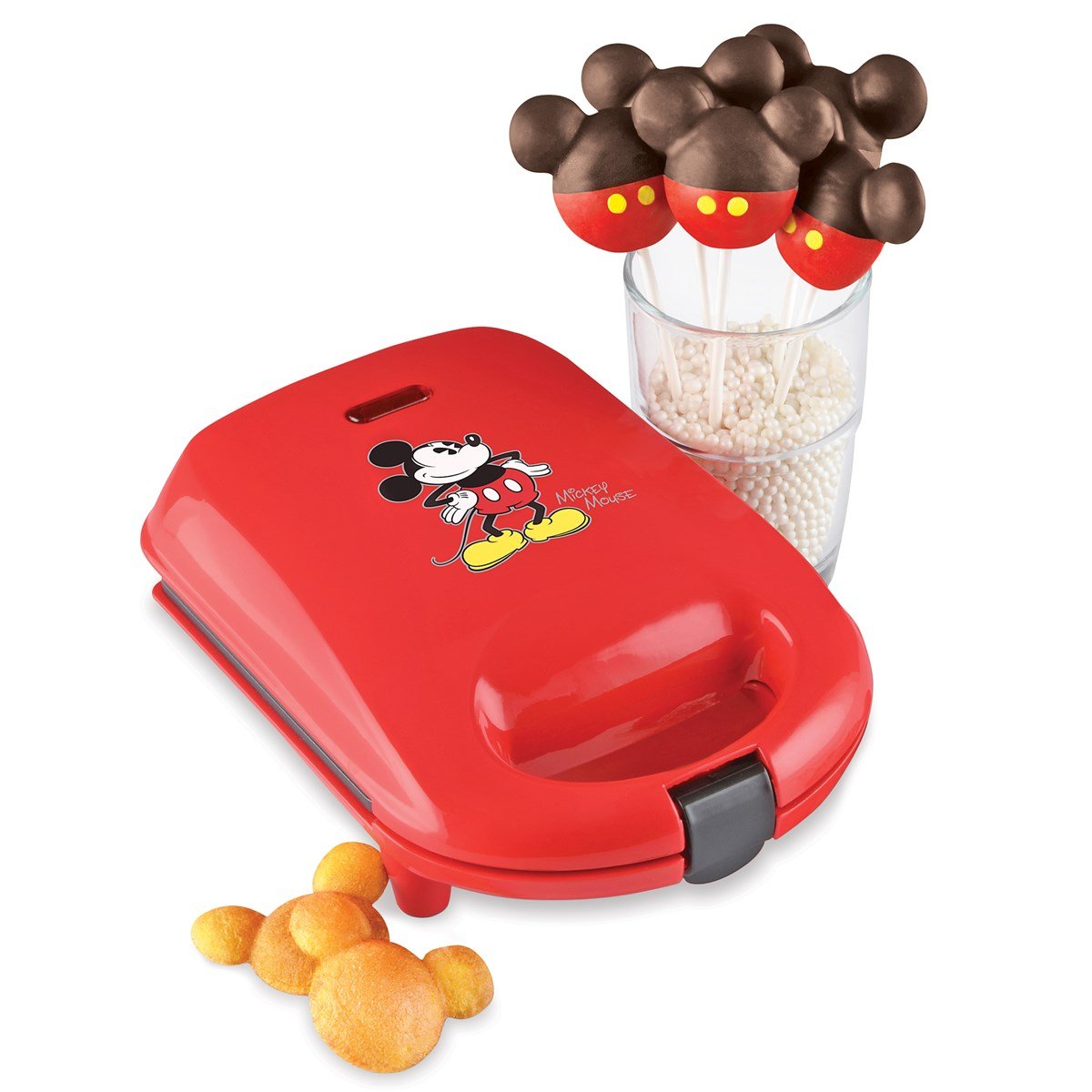 Mickey Mouse Cake Pop Maker with 25 Sticks and Piping Bag Collections