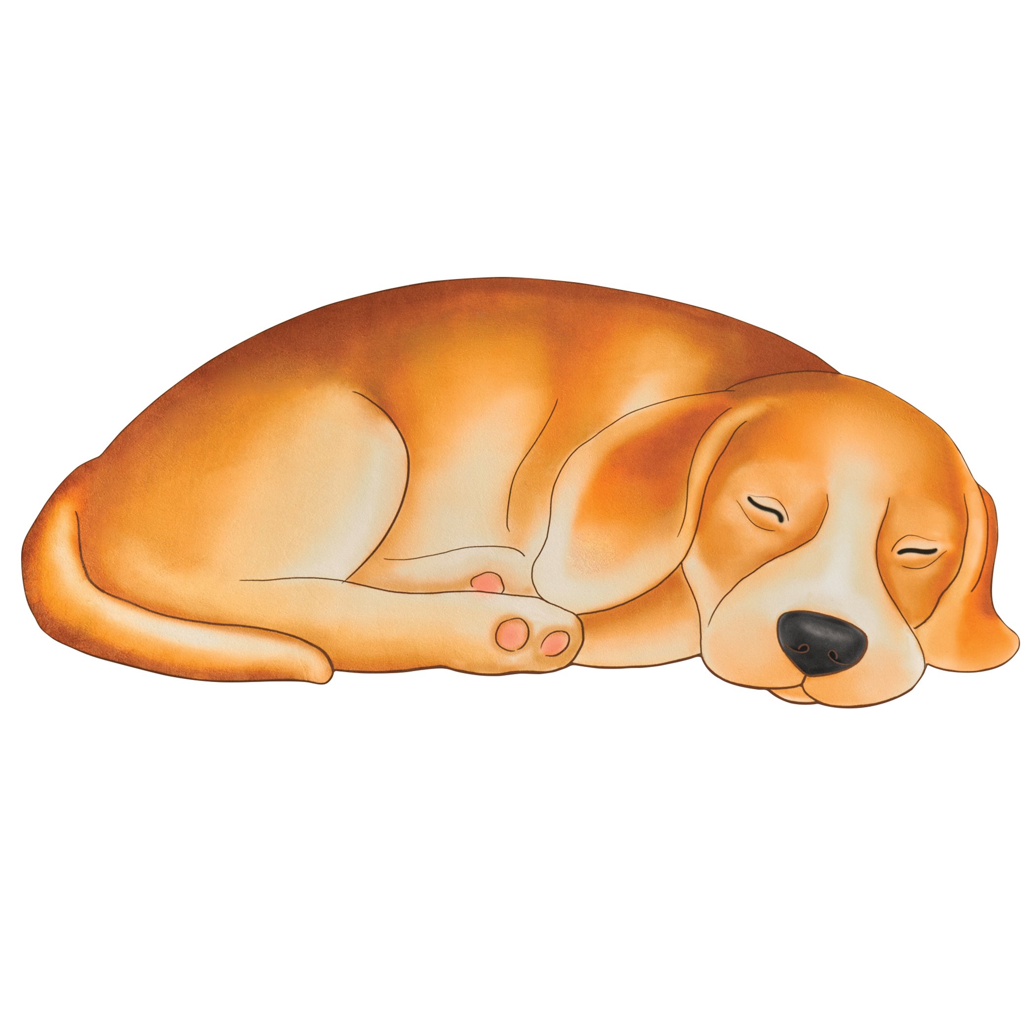 Unique Dog Shaped Skid-Resistant Accent Rug