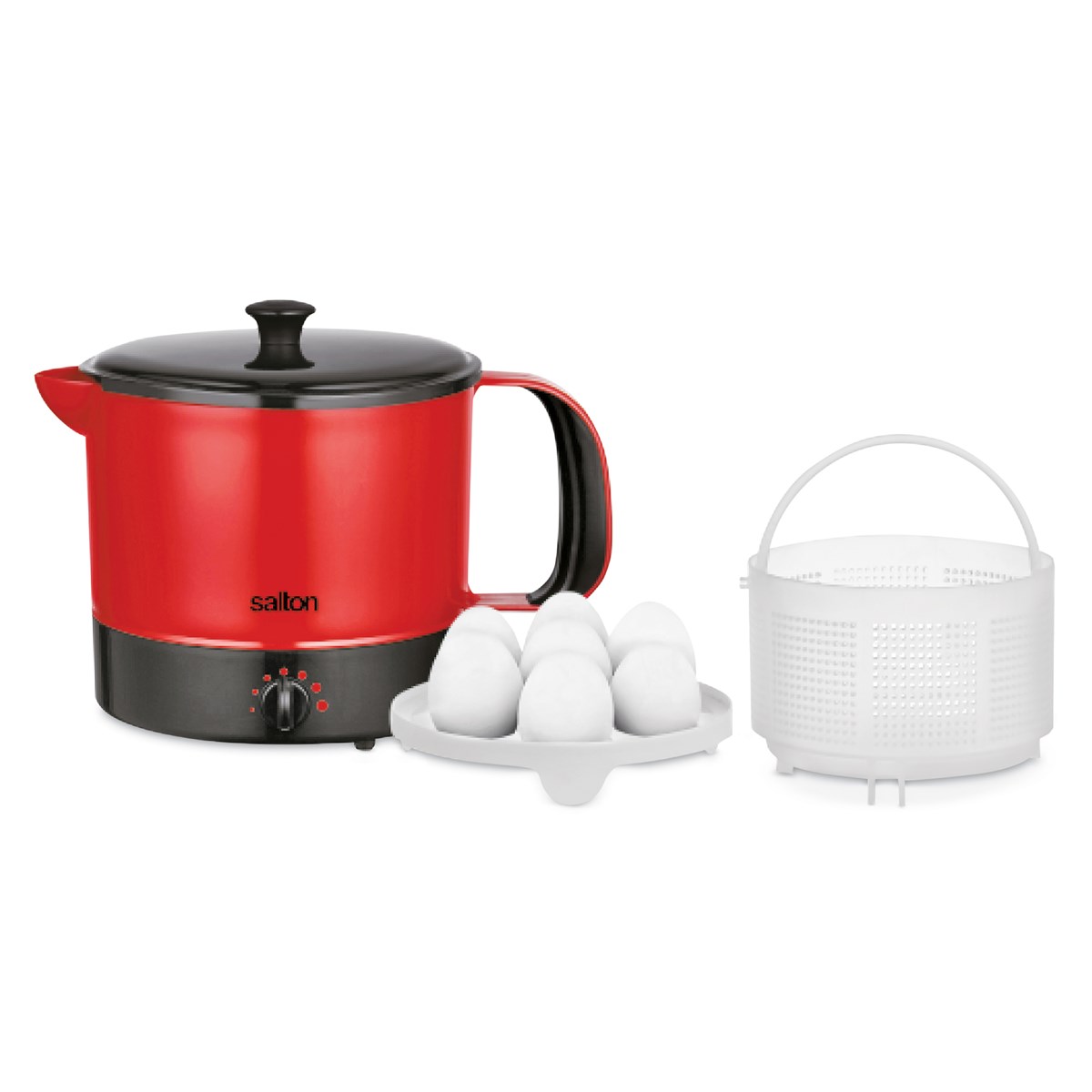 Salton Multipot Cooker with Steamer Basket and Egg Cooker Collections Etc.