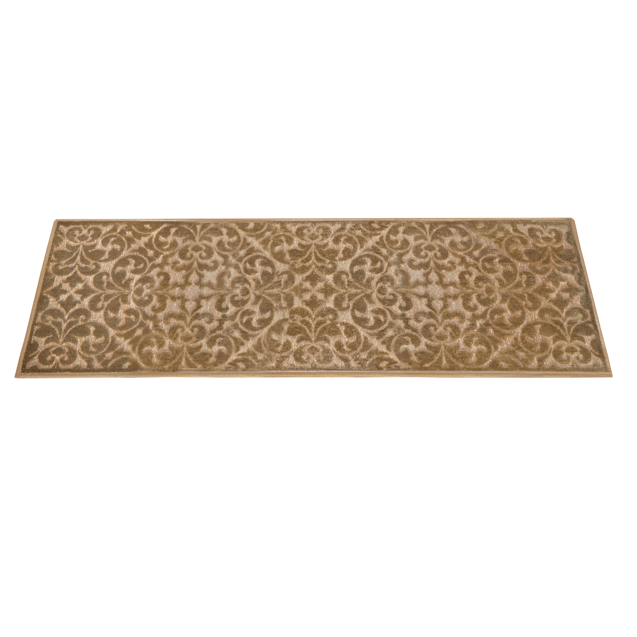 Myla Scrolling Geometric Design Accent Rug Taupe 20" x 60"